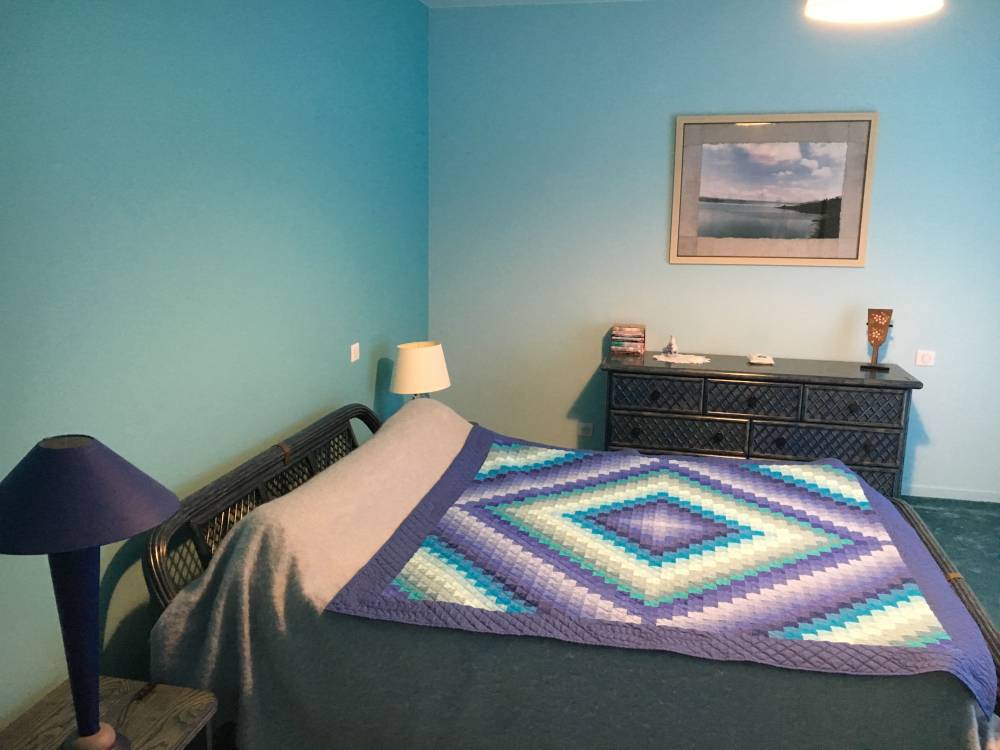 chambre bleu